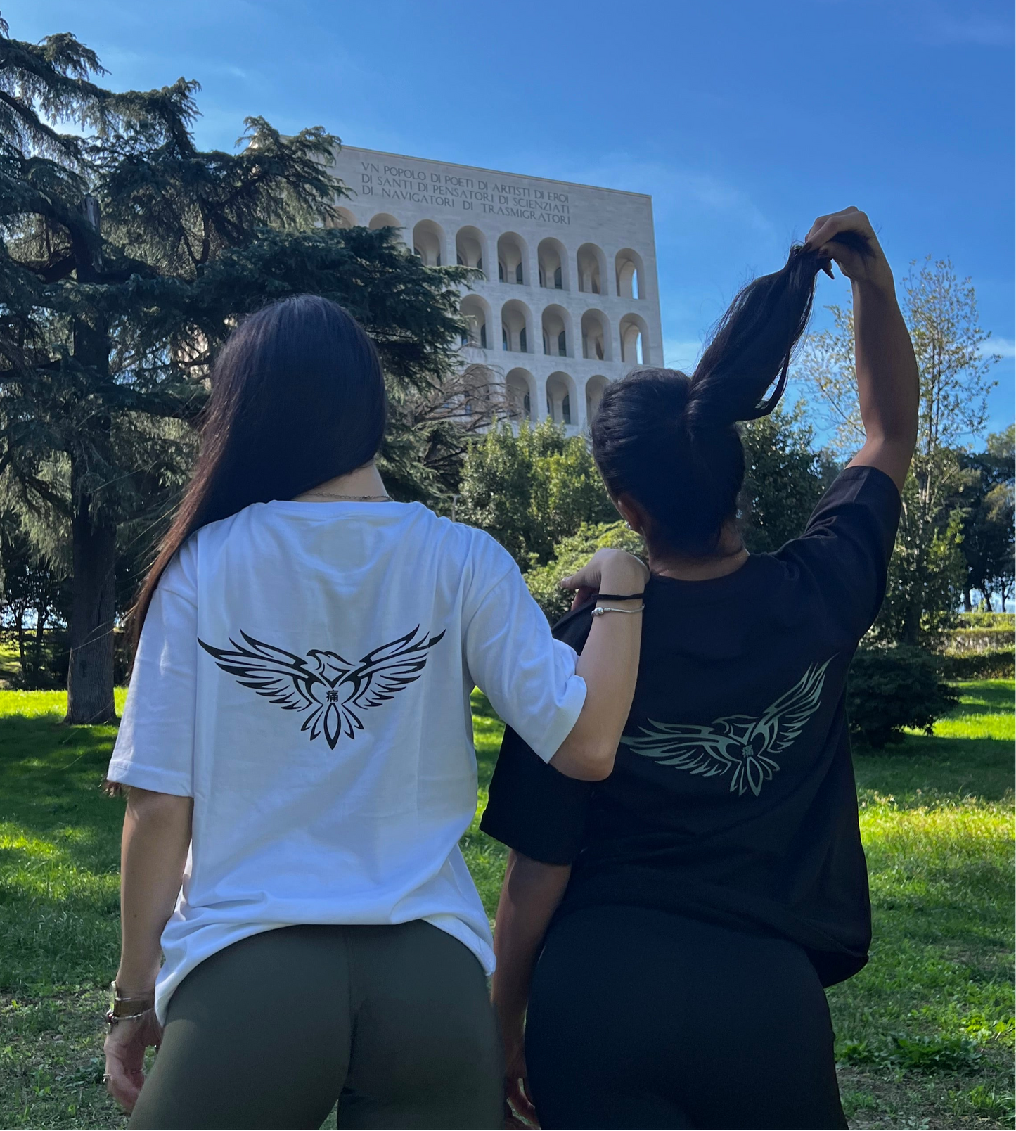 CONQUER OVERSIZE TEE - BIANCA