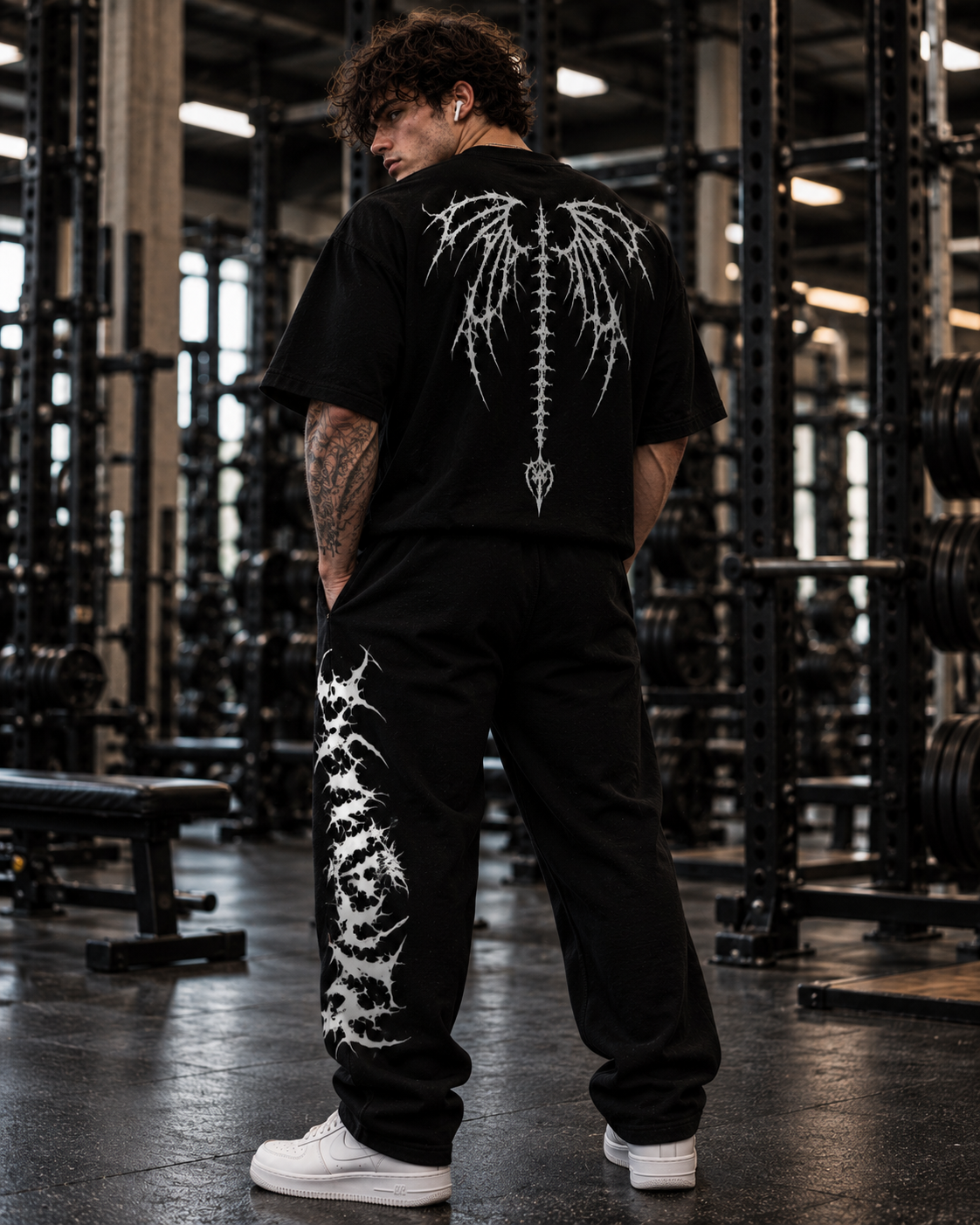 NOCTIS OVERISZE CROPPED TEE
