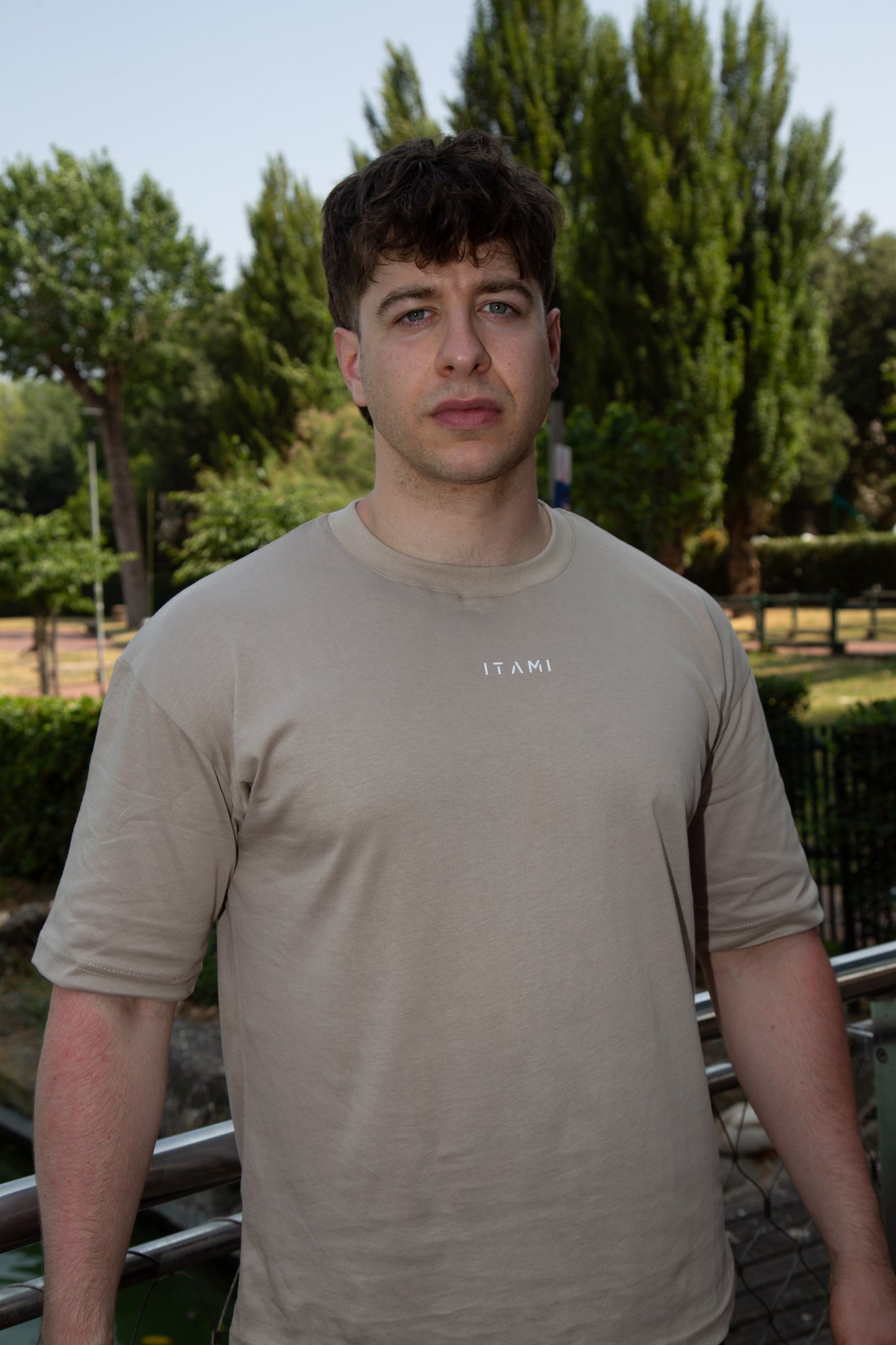 SAND OVERSIZE TEE