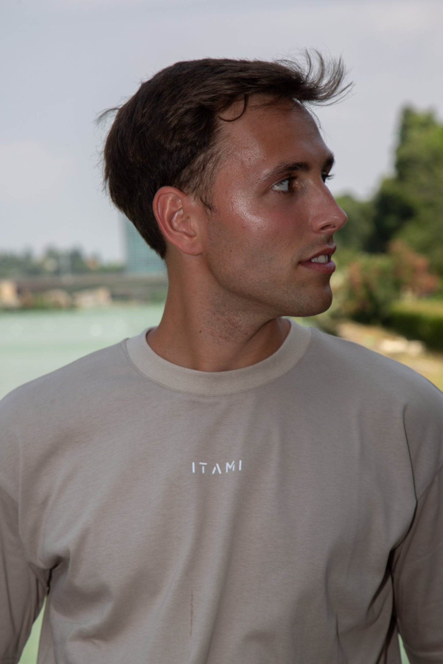 SAND OVERSIZE TEE