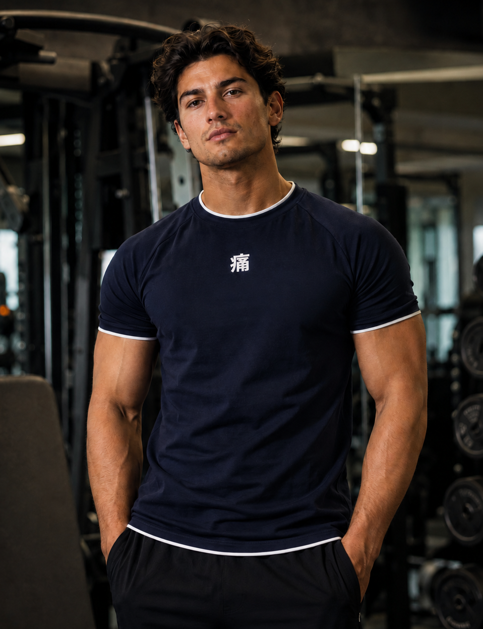 HORIZON PERFOMANCE TEE - BLUE NAVY