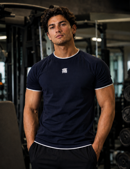 HORIZON PERFOMANCE TEE - BLUE NAVY