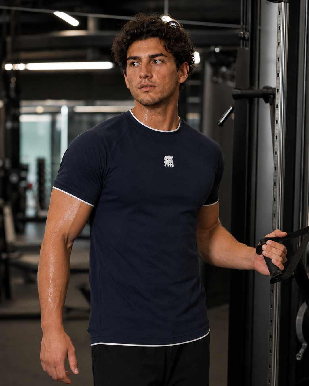 HORIZON PERFOMANCE TEE - BLUE NAVY