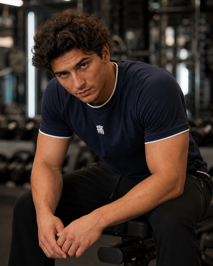 HORIZON PERFOMANCE TEE - BLUE NAVY