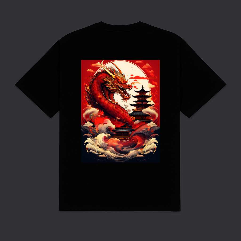 RED REIGN OVERSIZE TEE