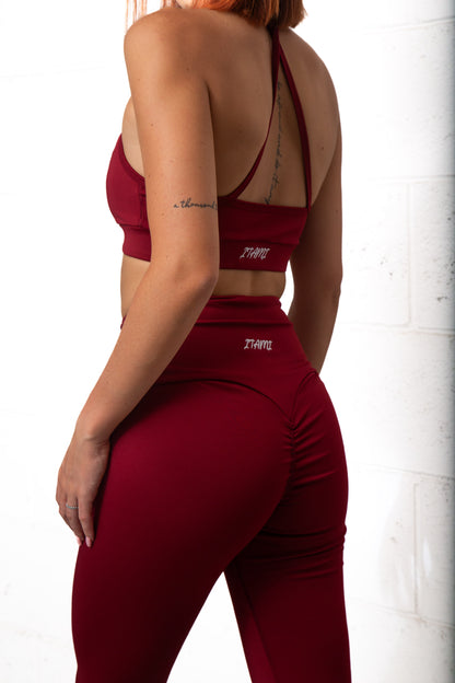 LEGGINS AKAI  - BORDEAUX