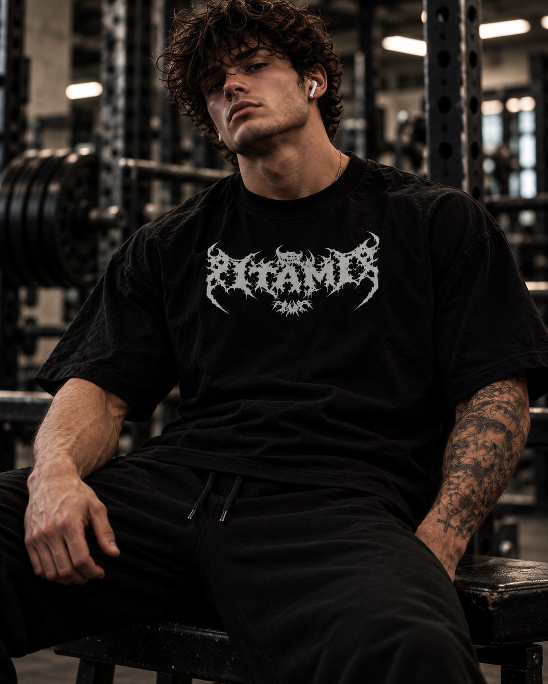 NOCTIS OVERISZE CROPPED TEE